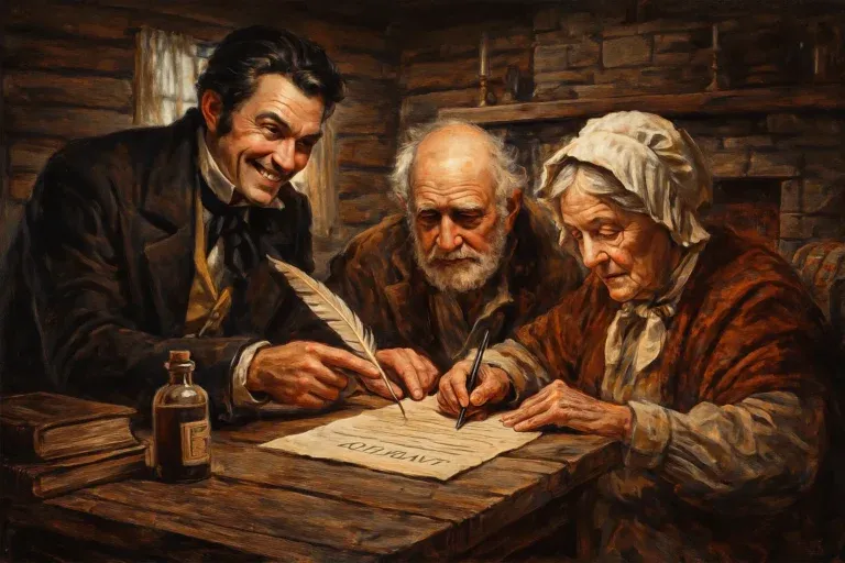 Doctor Philastrus Hurlbut, the first anti mormon, getting affidavats for Mormonism Unvailed