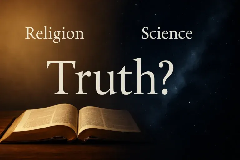 The Truth of Science vs Religion Banner